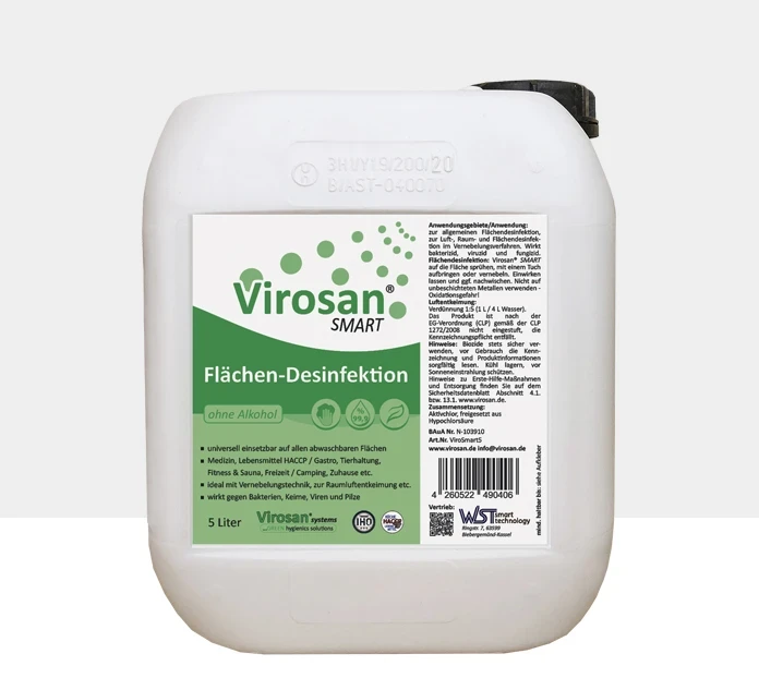 virosan smart flächendesinfektionsmittel ohne alkohol im 5 liter kanister