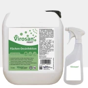 aktionsangebot virosan smart, bestehend aus dem 5 liter kanister virosan smart und einer 600 ml leerflasche zum abfüllen