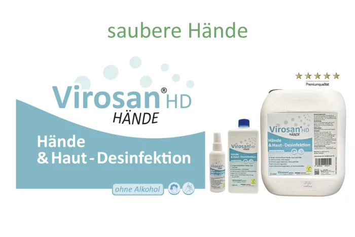 Virosan HD, Desinfektion Hände, Haut, Füße